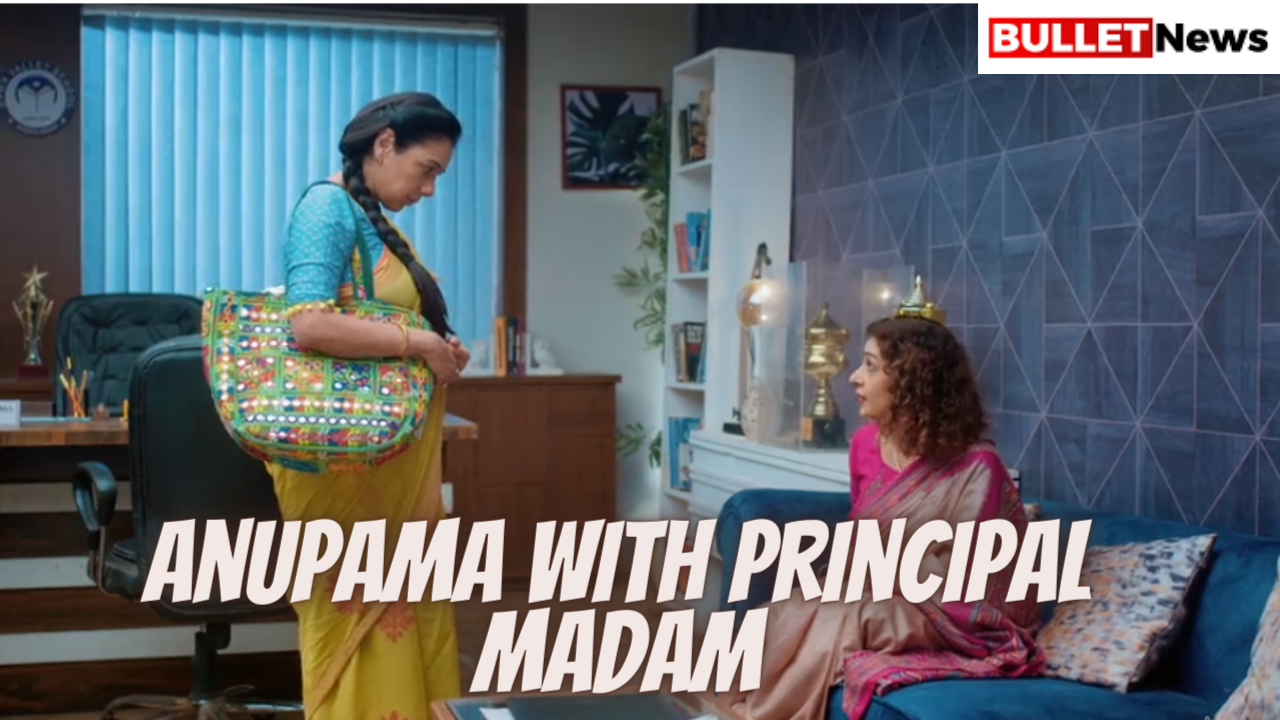 Anupama with Principal madam