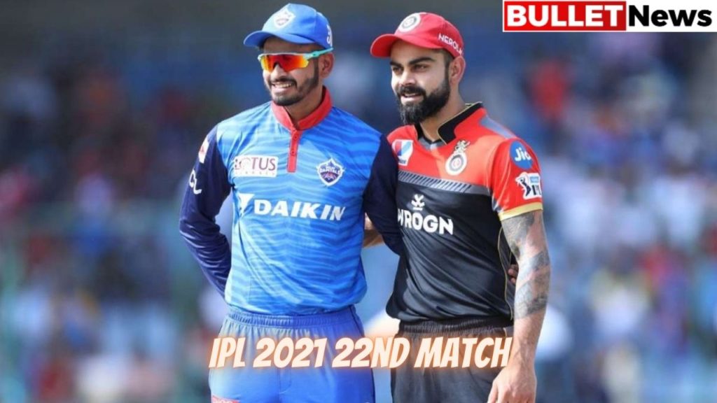 IPL 2021 22nd Match