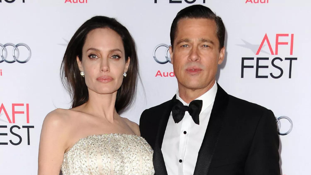 Angelina Jolie and Brad Pitt in Hollywood