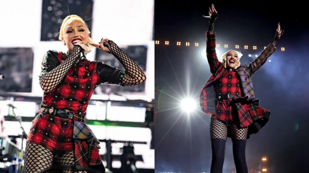 Gwen Stefani brought punk style to the Coachella stage in Indio, Calif., on Saturday