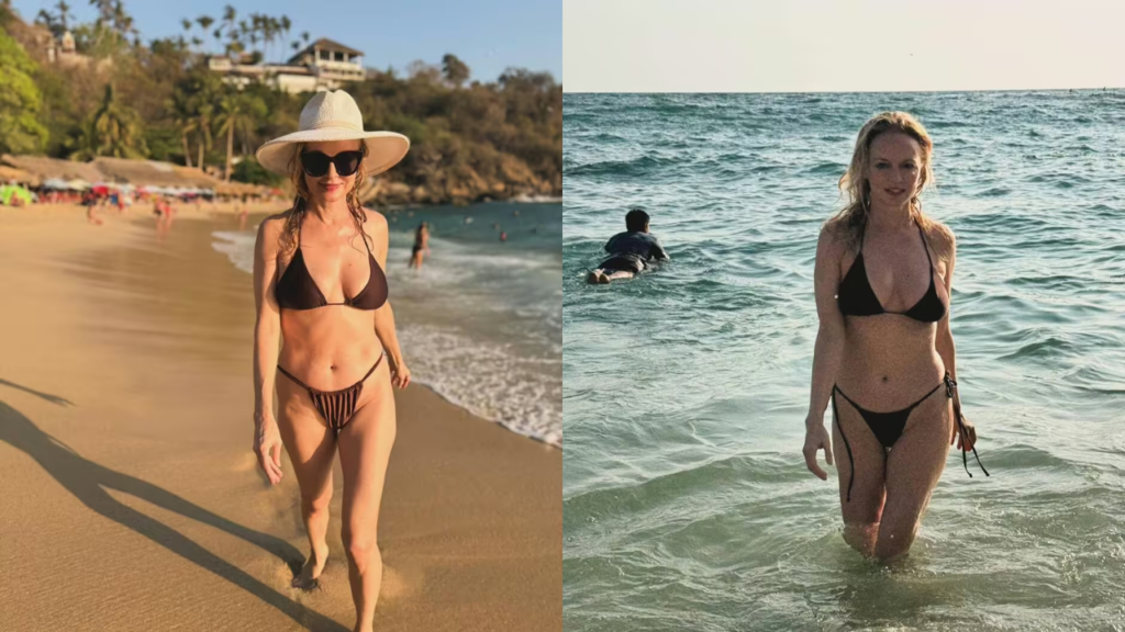 Heather Graham's Timeless Beauty Shines in Bikini