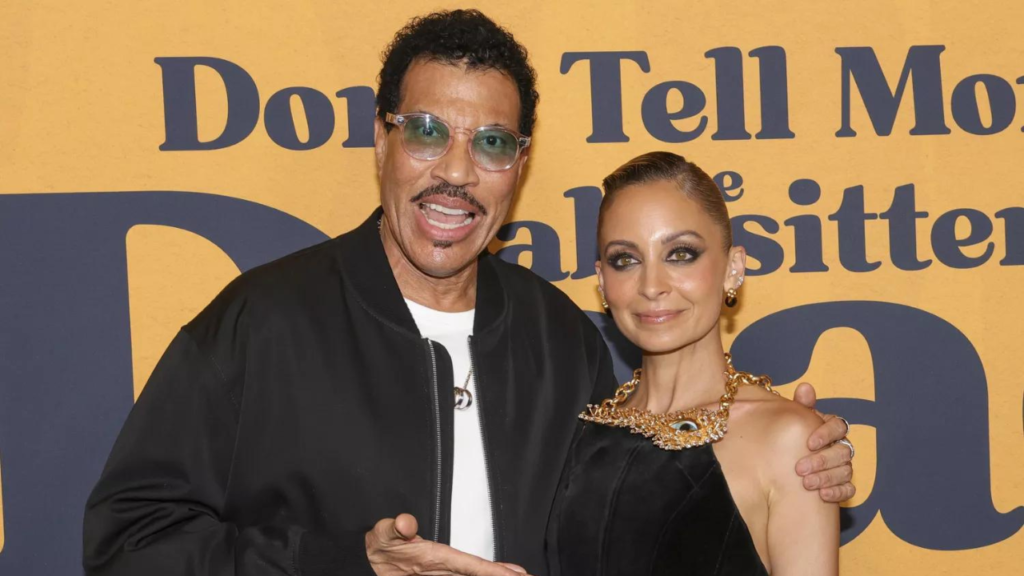 Nicole Richie with father Lionel Richie