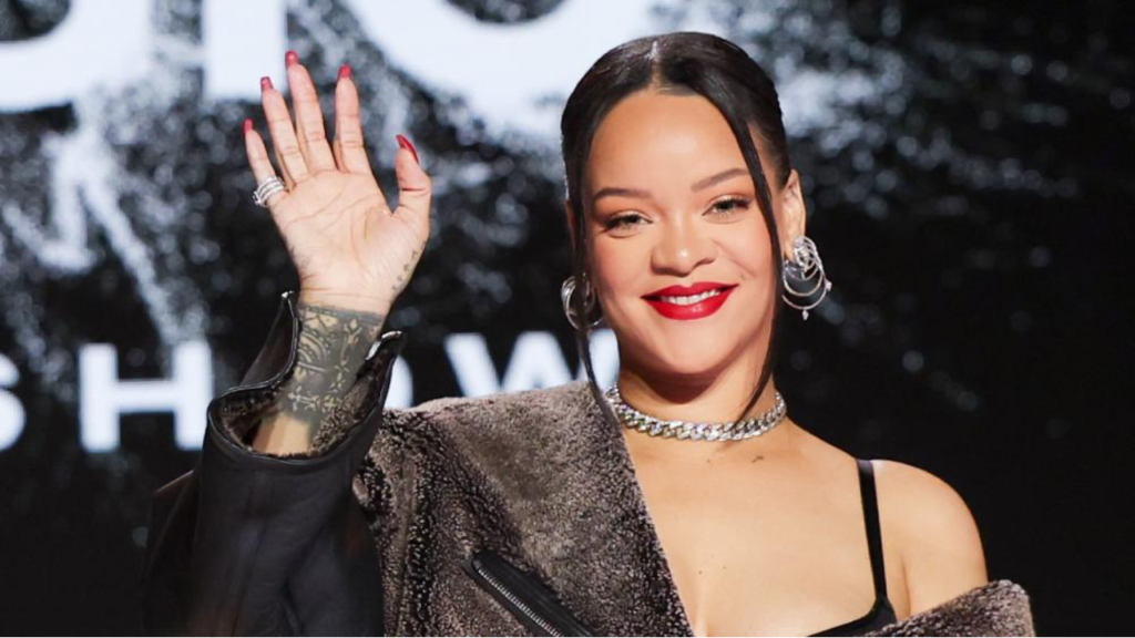 The 36-year-old Barbados-born singer Rihanna
