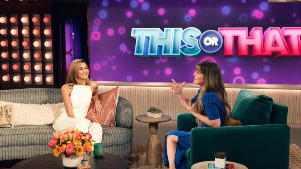 Zendaya on “The Kelly Clarkson Show.”